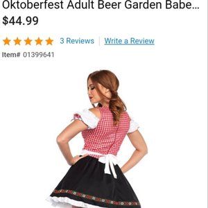 BEER MAIDEN COSTUME (SIZE MED)
